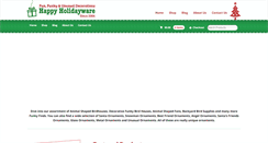 Desktop Screenshot of happyholidayware.com